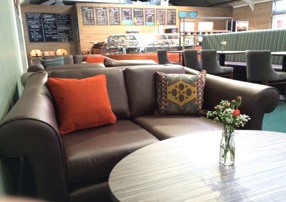 From sofa seating to curved luxury cushioned areas, you can relax and have a perfect breakfast, lunch, or tea and cakes.